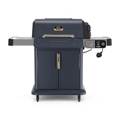 NINJA FlexFlame PG301UKBL Gas BBQ & Outdoor Cooking System - Blue & Gold