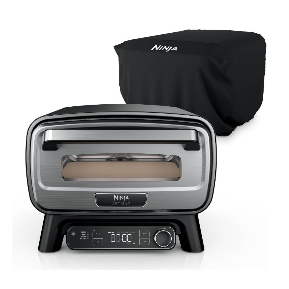 Ninja Artisan Outdoor Pizza & Air Fry Oven with Cover MO203UK Grey - Image 1