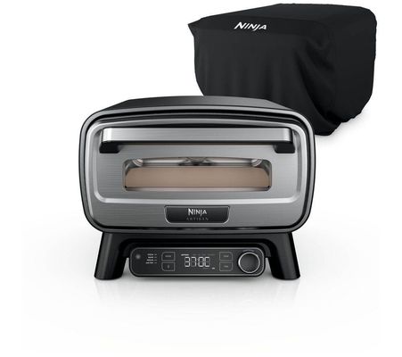 Ninja Artisan Outdoor Pizza & Air Fry Oven with Cover MO203UK Grey - Thumbnail 2