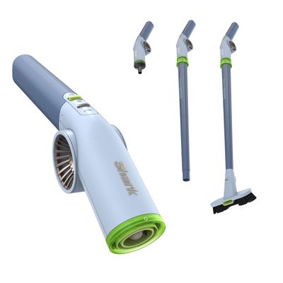Shark BlastBoss All-in-One Cordless Air Blasting System With BlastBroom in Light Blue | AB2111UKBL | by SharkNinja