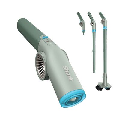 Shark BlastBoss All-in-One Cordless Air Blasting System With BlastBroom in Green | AB2111UKGN | by SharkNinja