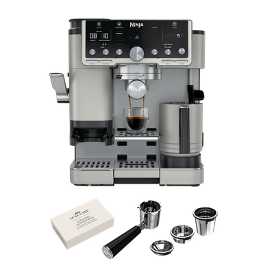 Ninja Luxe Café Pro Espresso Machine in Oat White | ES701UKWH | by SharkNinja