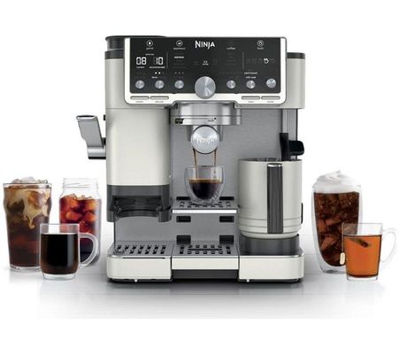 Ninja Luxe Café Pro Espresso Machine in Oat White | ES701UKWH | by SharkNinja - Thumbnail 2