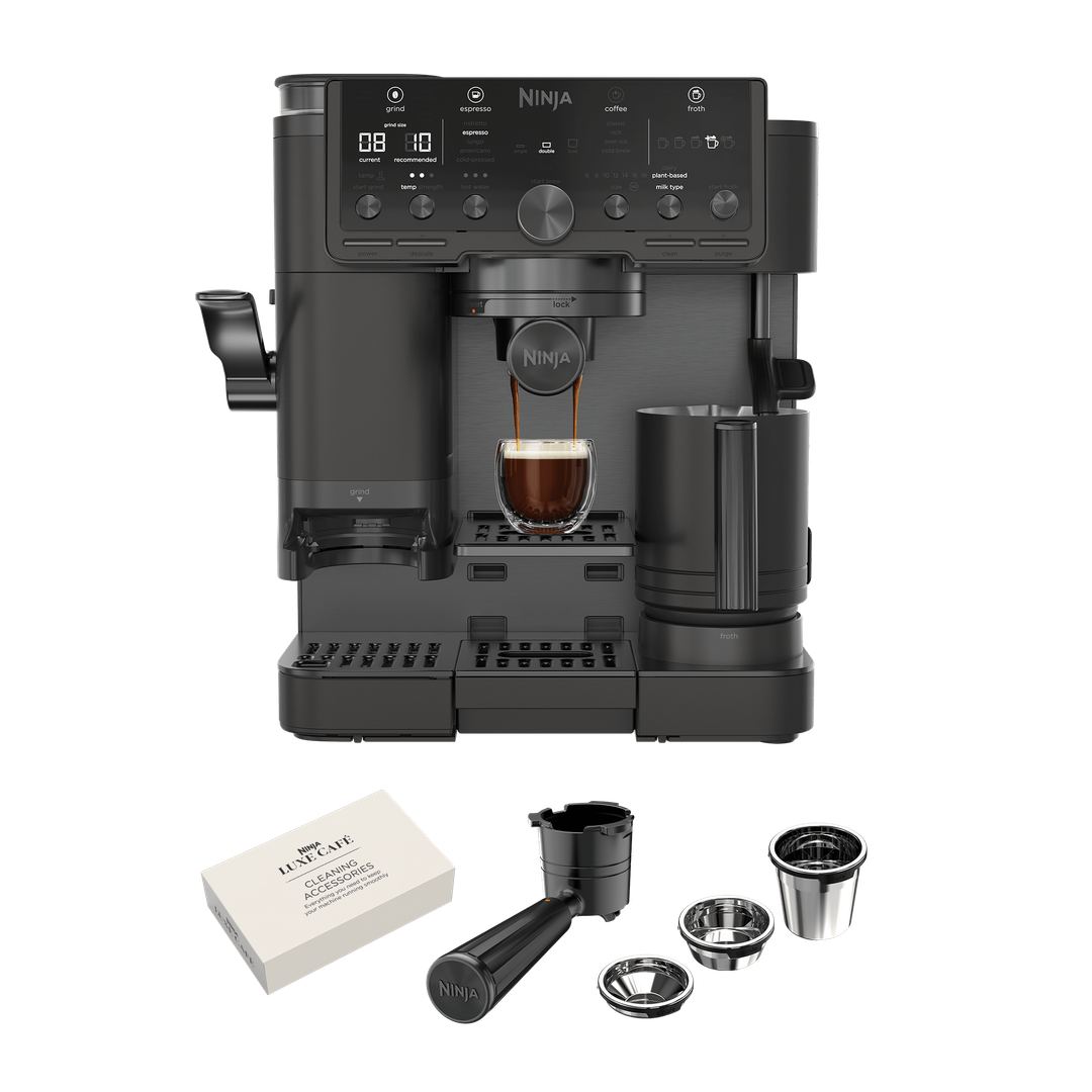 Ninja Luxe Café Pro Espresso Machine in Black on Black | ES701UKBK2 | by SharkNinja - Image 1