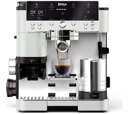 Ninja Luxe Café Premier Plus Series Espresso Machine in Oat White | ES655UKWH | by SharkNinja - Thumbnail 2