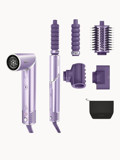 SHARK FlexStyle IonCurl HD840UKPU Hair Styler & Curler - Lilac, Purple - Thumbnail 2