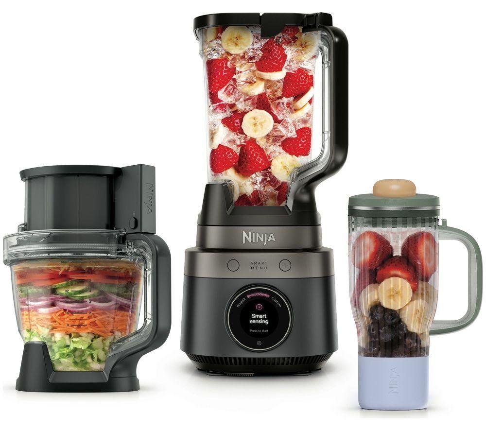 Ninja CrushBOSS 3-in-1 Kitchen System with Food Processor & Tumbler in Onyx | LB401UKBK | by SharkNinja - Image 1