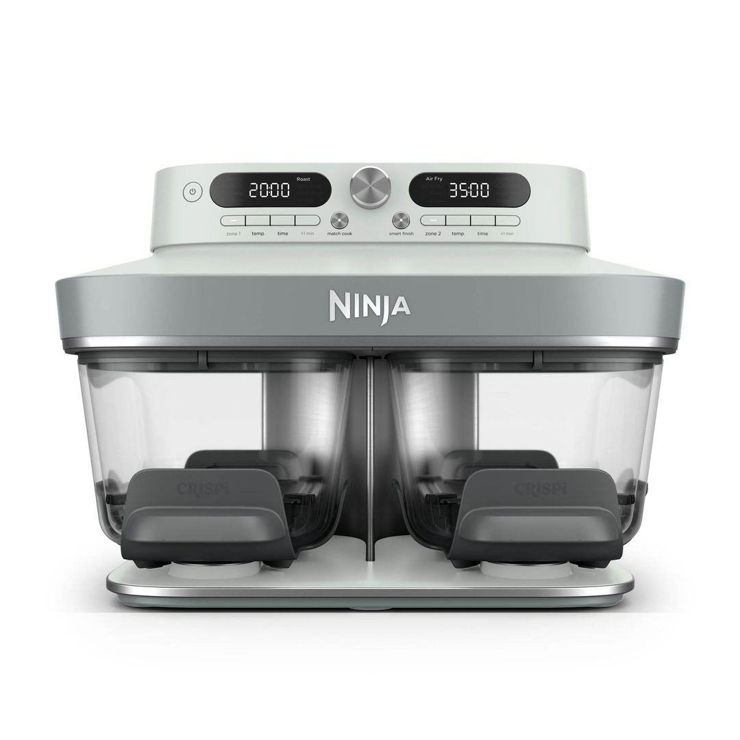 Ninja CRISPi DualZone 8-in-1 Function Glass Air Fryer in White | DD102UKWH | by SharkNinja - Image 1