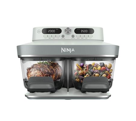 Ninja CRISPi DualZone 8-in-1 Function Glass Air Fryer in White | DD102UKWH | by SharkNinja - Thumbnail 2