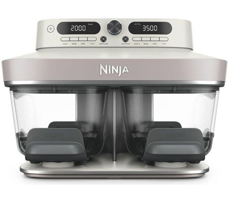 Ninja CRISPi DualZone 8-in-1 Function Glass Air Fryer in Bone | DD102UKIV2 | by SharkNinja - Thumbnail 2