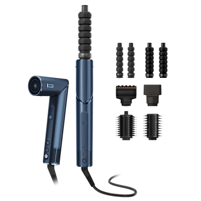 Shark FlexStyle HD486UKBL 6-in-1 Air Styler & Dryer - Navy Blue Limited Edition, Blue - Thumbnail 2