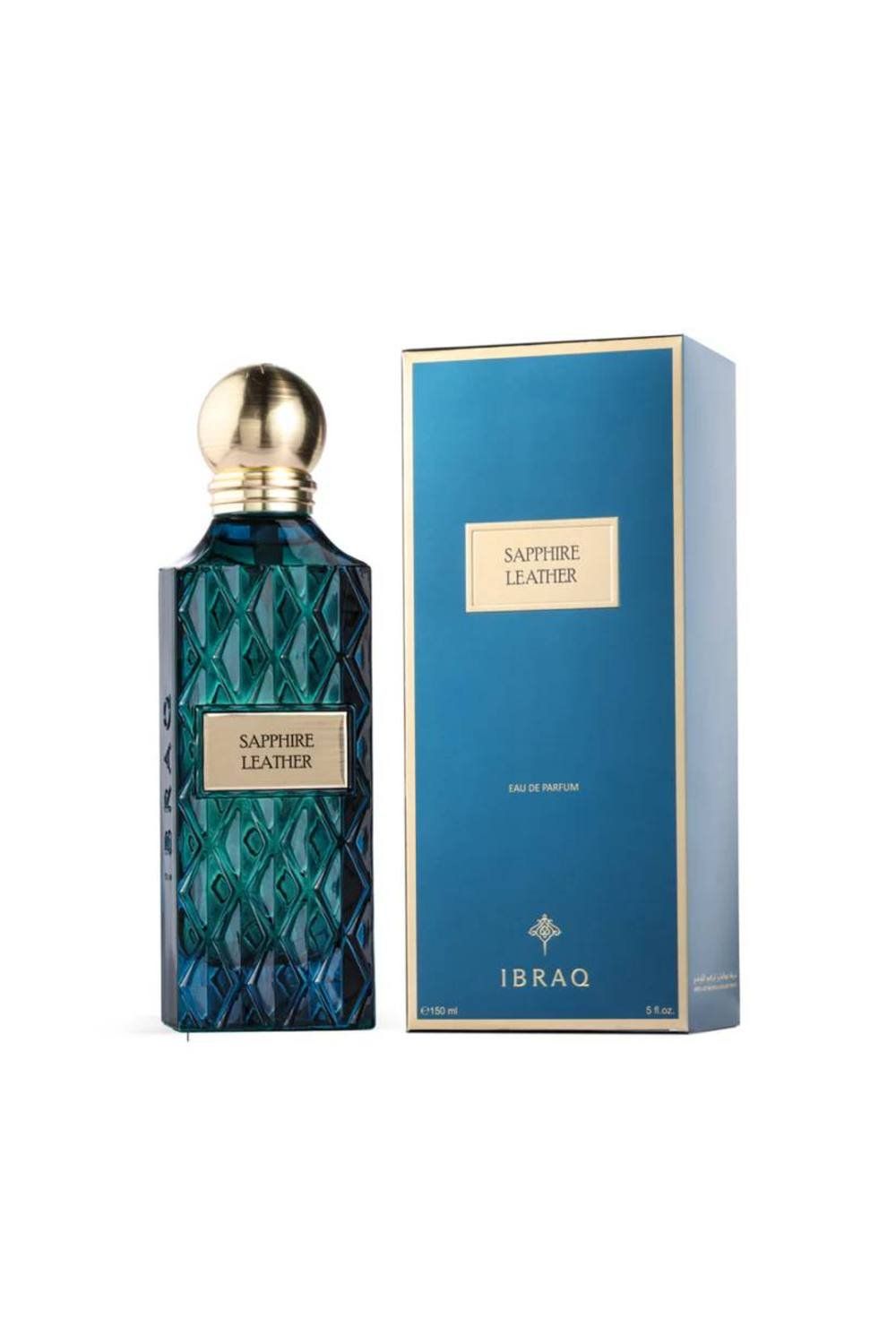 Sapphire Leather Eau de Parfum 150ml Mens Fragrance - Blue - Image 1