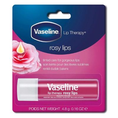 Vaseline Rosy Lips Lip Therapy Lip Balm Stick 4.8g - White - Thumbnail 2
