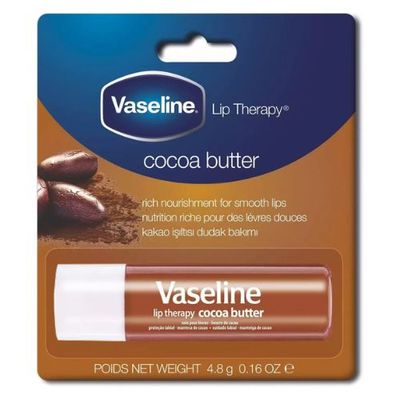 Vaseline Cocoa Butter Lip Therapy Lip Balm Stick 4.8g - White - Thumbnail 2