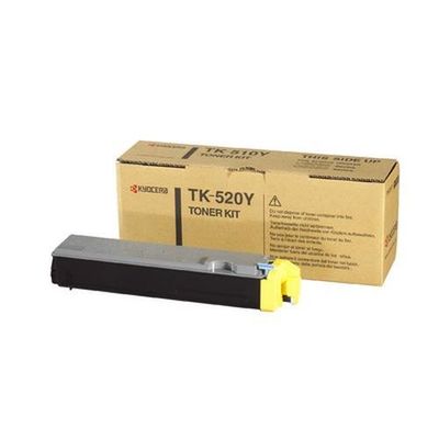 Kyocera 1T02HJAEU0/TK-520Y Toner-kit yellow. 4K pages/5% for Kyocera F