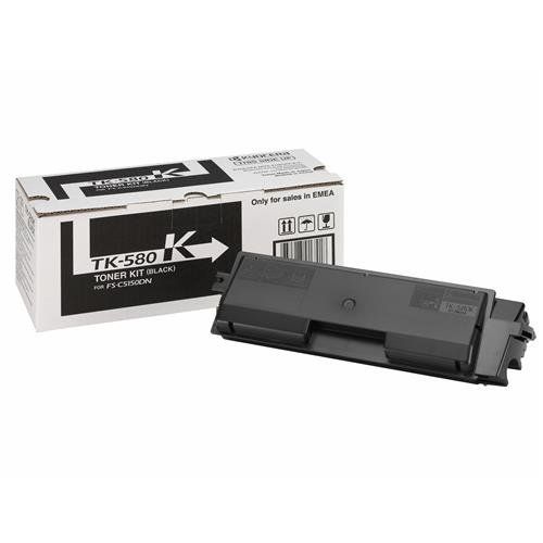 Kyocera 1T02KT0NL0/TK-580K Toner black. 3.5K pages ISO/IEC 19798 for K - Image 1