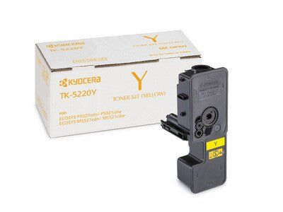 Kyocera 1T02R9ANL1/TK-5220Y Toner-kit yellow. 1.2K pages ISO/IEC 19752 - Image 1