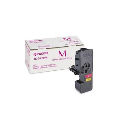 Kyocera 1T02R9BNL1/TK-5220M Toner-kit magenta. 1.2K pages ISO/IEC 1975