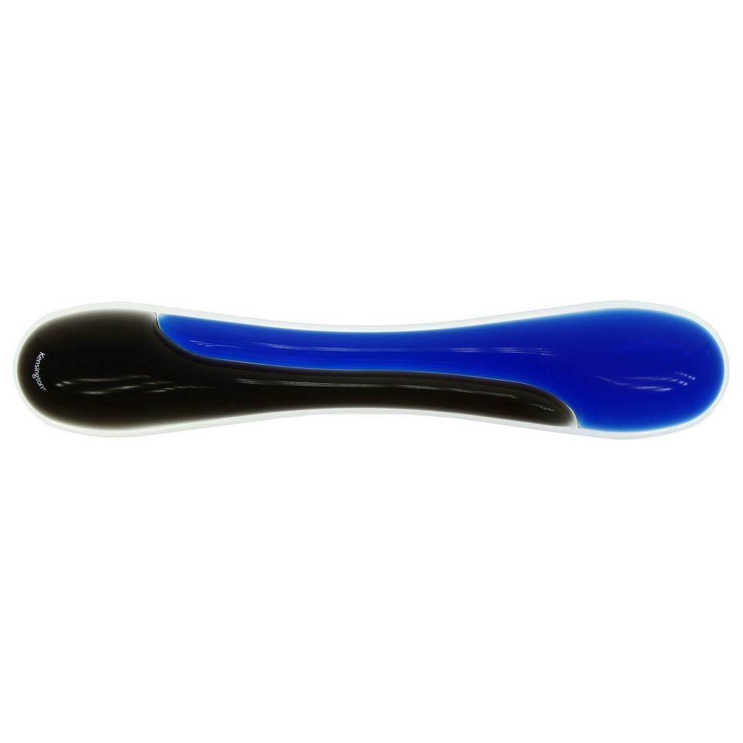 KENSINGTON Duo Gel Keyboard Wrist Rest - Blue & Black - Image 1