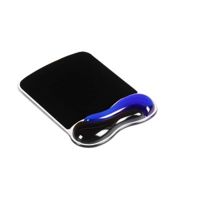 KENSINGTON Duo Gel Mouse Mat Black & Blue