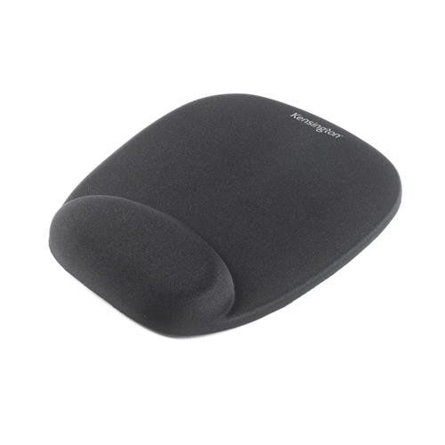 Kensington Foam Mousepad with Integral Wrist Rest Black - Image 1