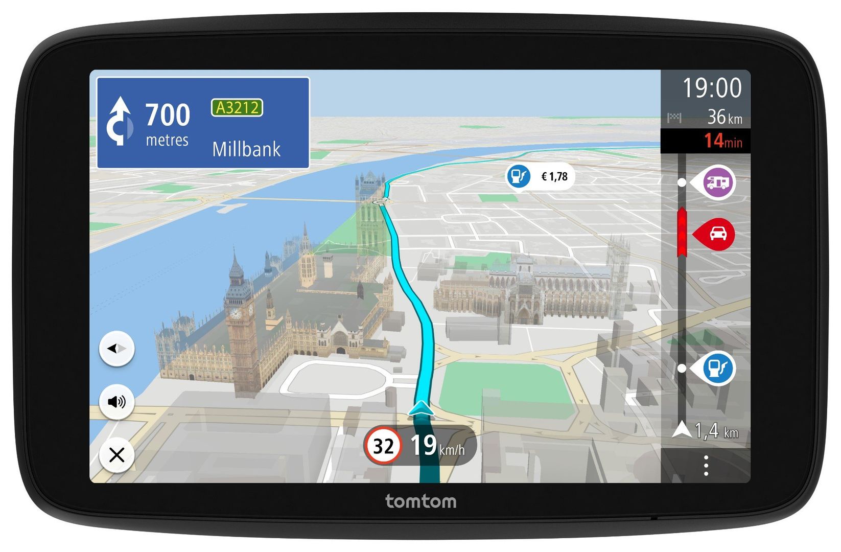 TOMTOM GO Camper Max 2nd Generation 7" Sat Nav - Worldwide Maps - Image 1