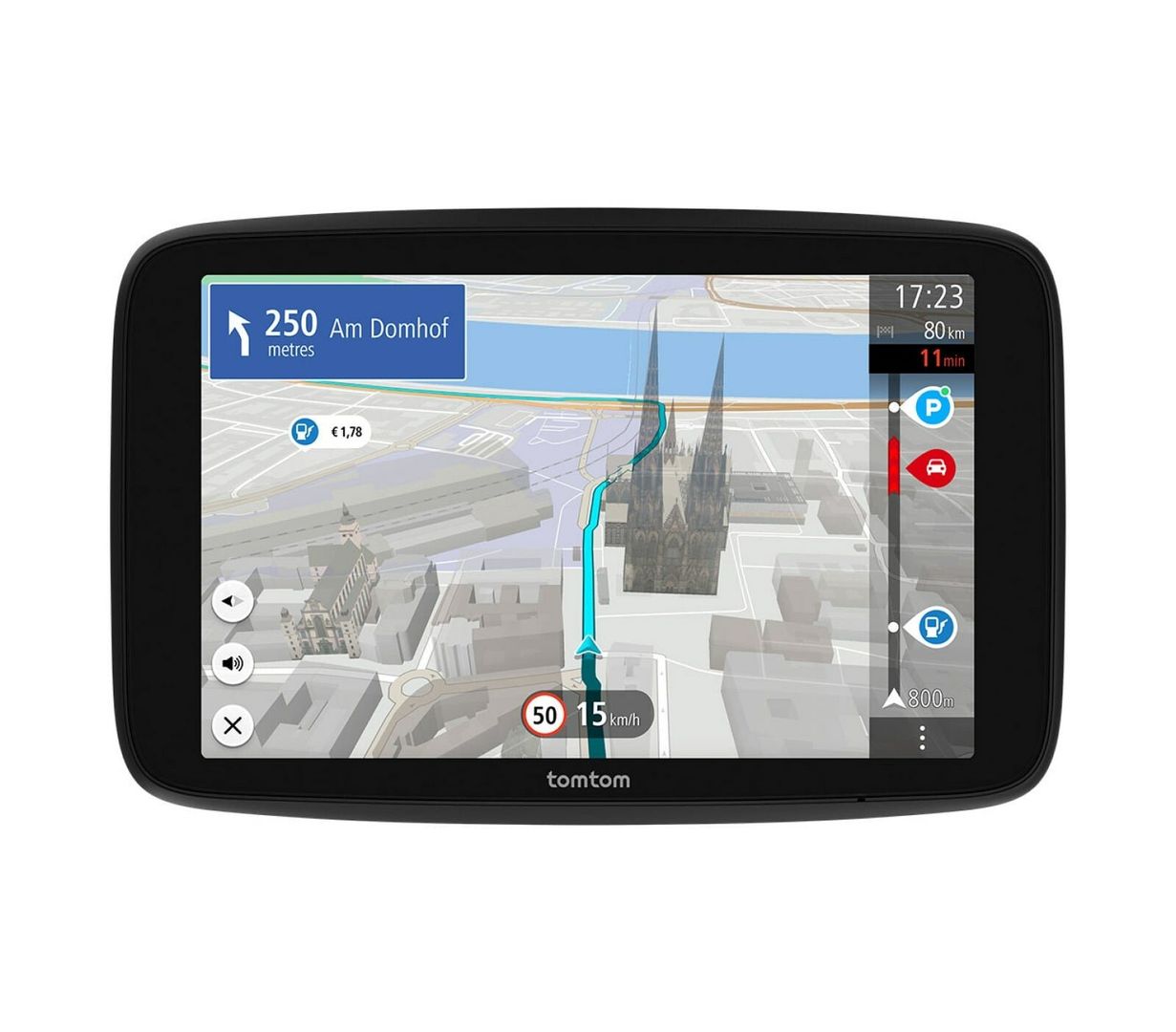 TomTom GO navigator Handheld/Fixed 17.8 cm (7") Touchscreen Black - Image 1