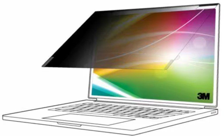 3M BP140W1E display privacy filter 35.6 cm (14") Netbook Frameless display privacy filter - Image 1