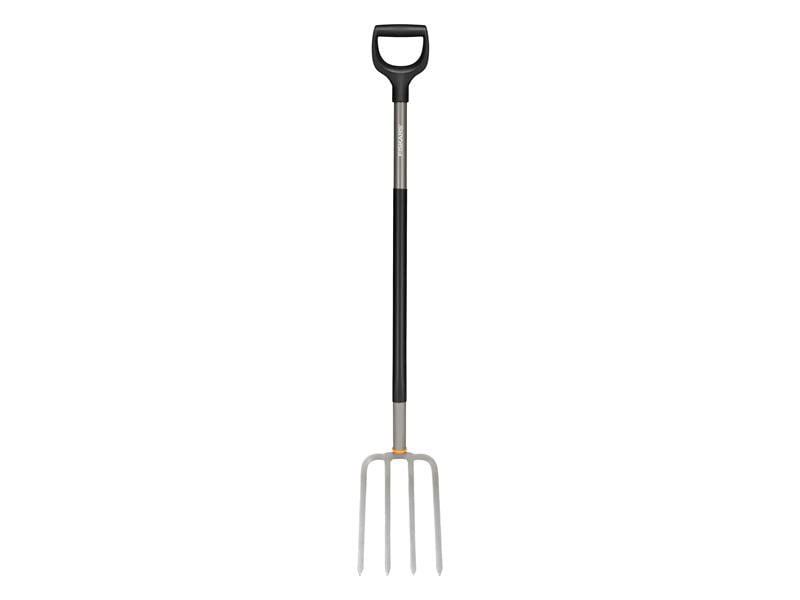 Fiskars 1070679 Ergonomic Garden Fork Grey - Image 1