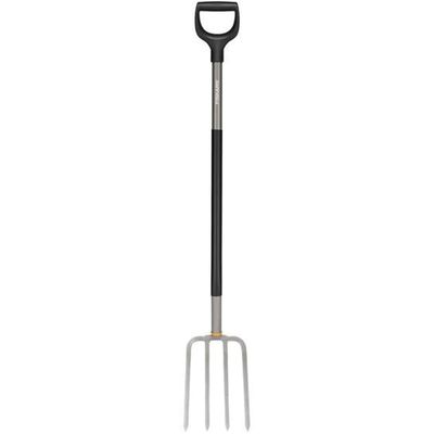 Fiskars 1070679 Ergonomic Garden Fork Grey - Thumbnail 2