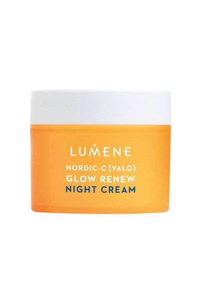 Lumene Women's Nordic-C [Valo] Glow Renew Night Cream with Arctic Cloudberry, Hyaluronic Acid & Vitamin C 50ml in Misc