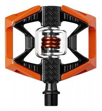 Crank Brothers Double Shot Pedal Black/Orange - Thumbnail 2