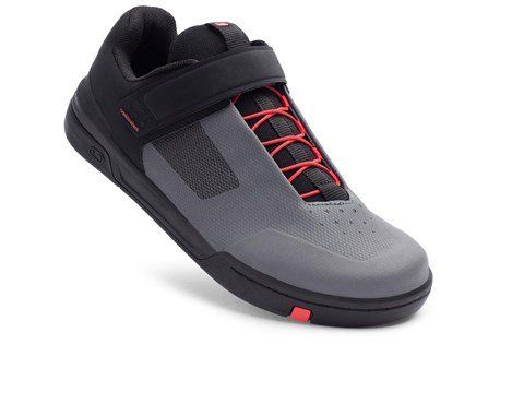 Crank Brothers Stamp SpeedLace Flat MTB Shoes Grey/Black/Red - Thumbnail 2