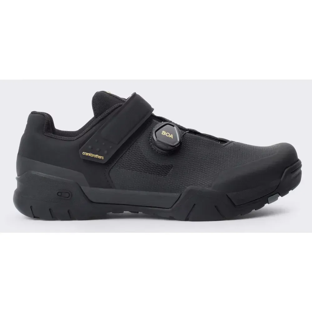 Crank Brothers Mallet E BOA Clip-In MTB Shoes Black/Gold - Image 1