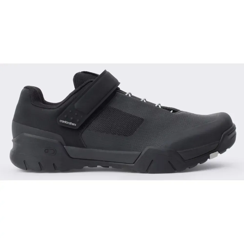 Crank Brothers Mallet E SpeedLace Clip-In MTB Shoes Black/Silver - Image 1