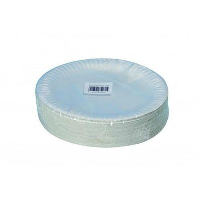 ValueX Paper Plates 9 inch White (Pack 100)