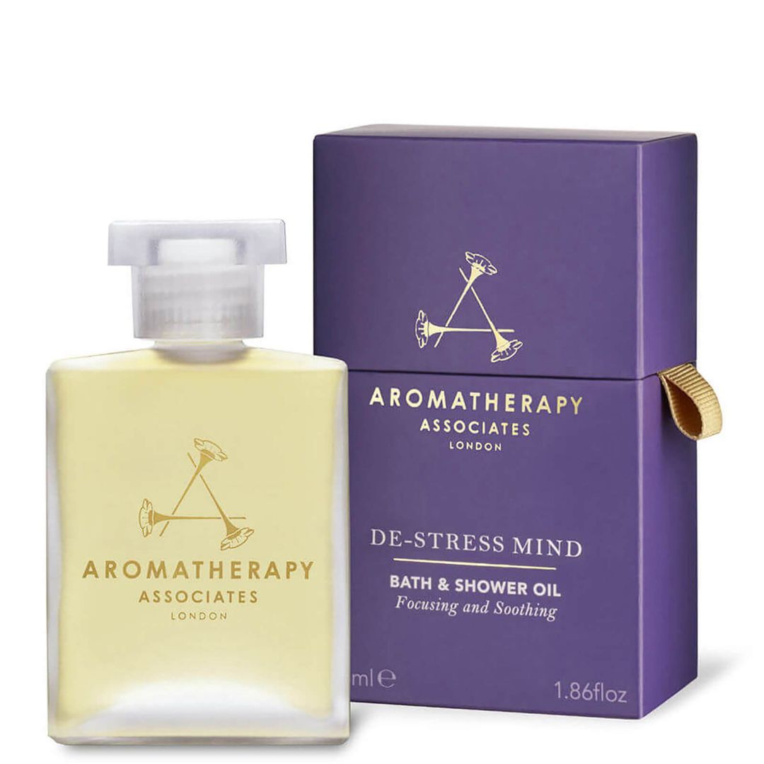 Aromatherapy Associates De-Stress Mind Bath & Shower Oil (55ml) - Image 1