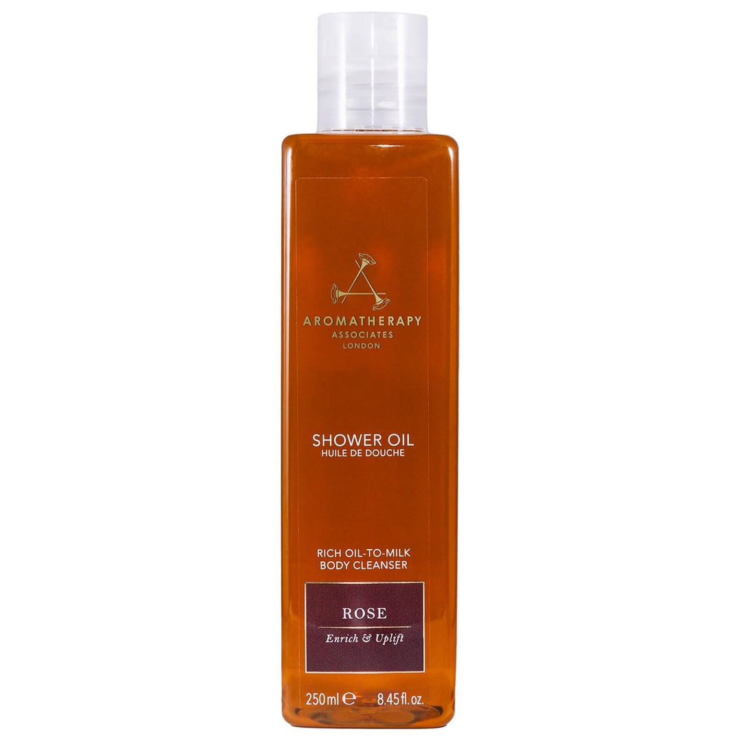 Aromatherapy Associates Renewing Rose Shower Oil (250ml) - Image 1