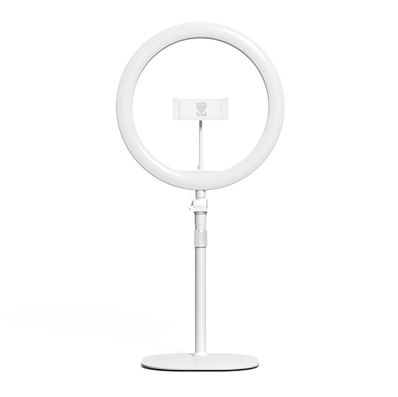 Kodak 10" Desk LED Ring Light for Selfies. Videos & Online Co - Image 1