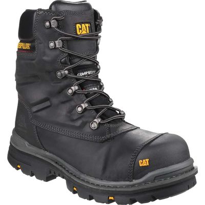 Caterpillar Mens Premier Waterproof Safety Boots Black Size 9