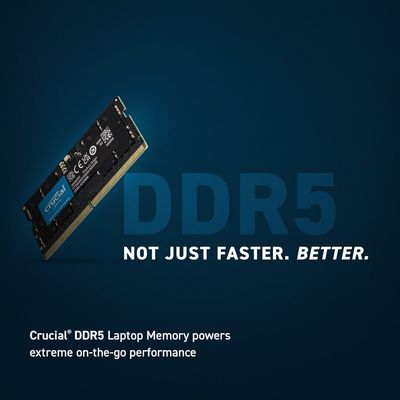 Crucial CT2K48G56C46S5 memory module 96 GB 2 x 48 GB DDR5 262-pin SO-DIMM