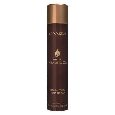 L'Anza Keratin Healing Oil Brush Thru Spray 350ml in Clear