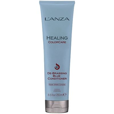 L'Anza Healing ColorCare Blue De-Brassing Conditioner 250ml in Clear