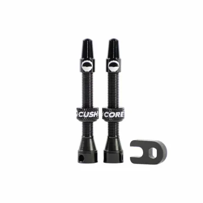 CushCore Tubless Air Valves 55mm Black