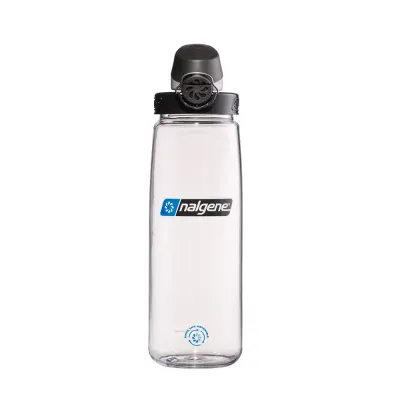 Nalgene OTF Tritan Sustain Clear - Black Cap - One Size - Thumbnail 2