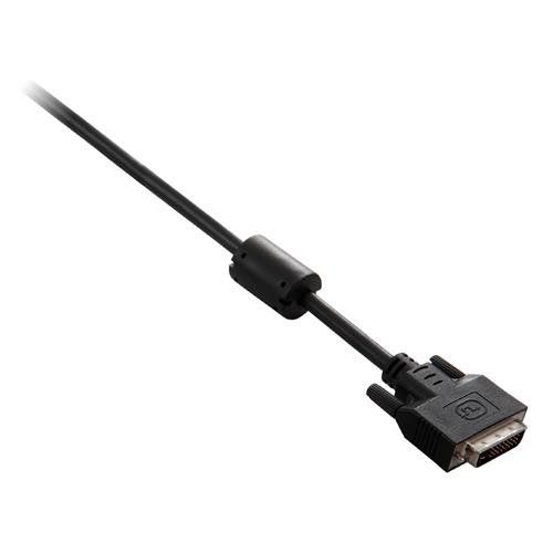 V7 Black Video Cable DVI-D Male to DVI-D Male 3m 10ft - Image 1