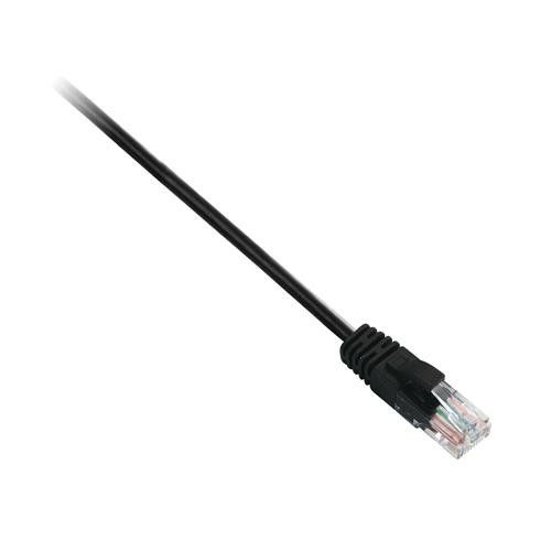 V7 Black Cat6 Unshielded (UTP) Cable RJ45 Male to RJ45 Male 5m 16.4ft - Image 1