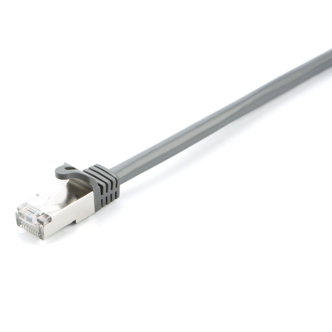 V7 CAT6 Ethernet Shielded STP 02M Gray - Image 1