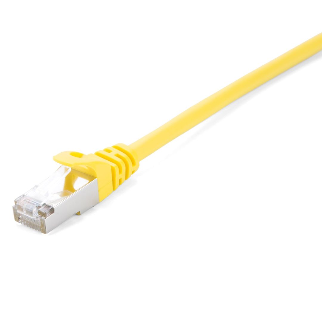 V7 CAT6 Ethernet Shielded STP 10M Yellow - Image 1
