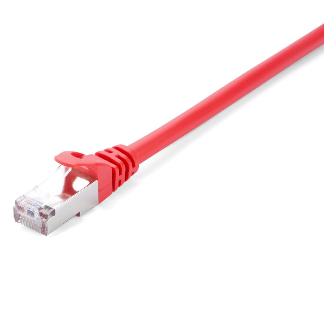 V7 CAT6 Ethernet Shielded STP 02M Red - Image 1